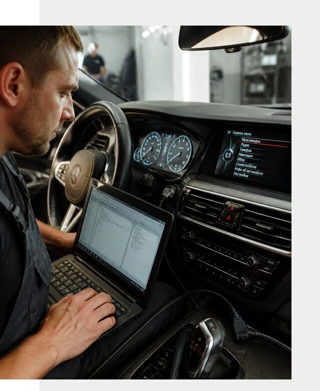 Русификация приборной панели BMW для авто в Череповце от компании