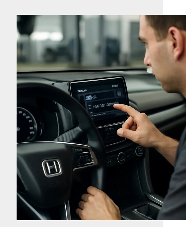 Русификация панели приборов Honda в Череповце по цене 5111 ФастМобиль-Чрп